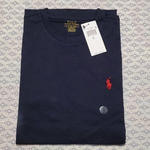 Men's Navy Polo by Ralph Lauren Crew Neck T-shirt